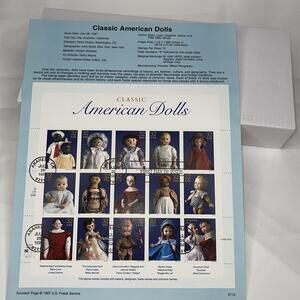 USPS 3151 Classic American Dolls Stamps July 28, 1997 Posted Anaheim, CA #9719